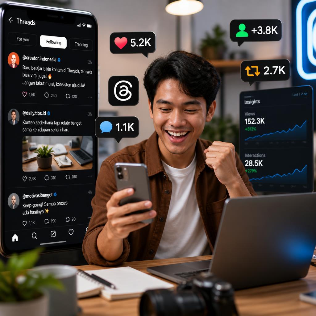 Rahasia Cepat Viral di Threads untuk Pemula, Auto FYP