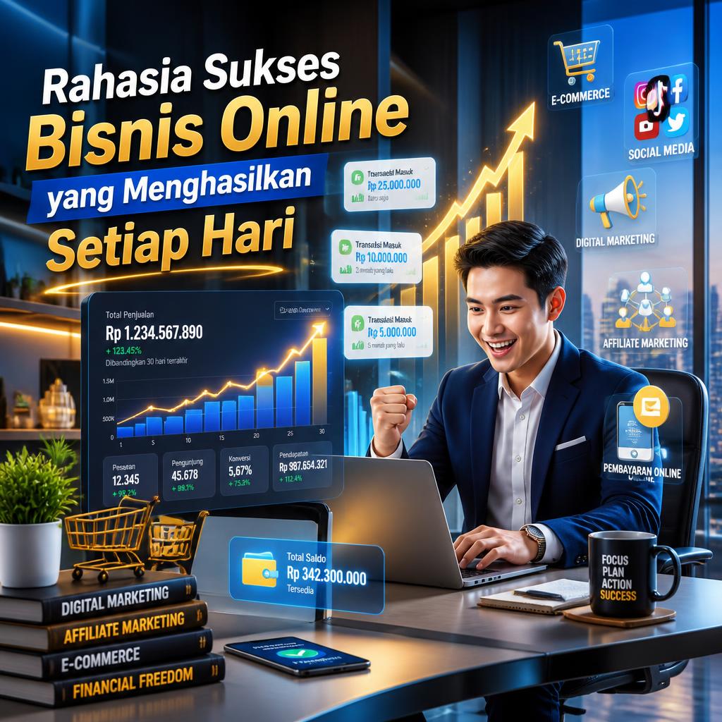 Rahasia Sukses Bisnis Online yang Menghasilkan Setiap Hari