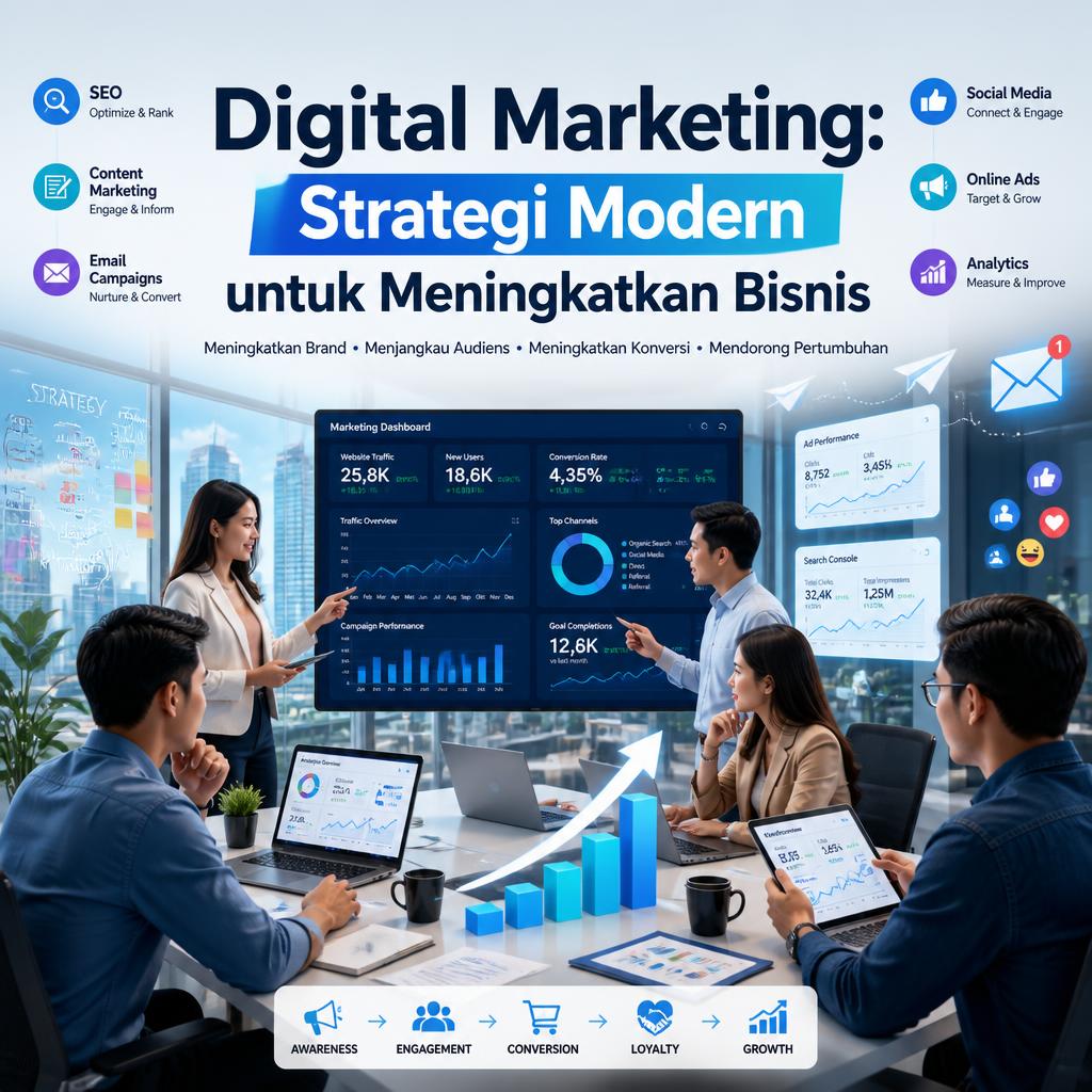 Digital Marketing: Strategi Modern untuk Meningkatkan Bisnis